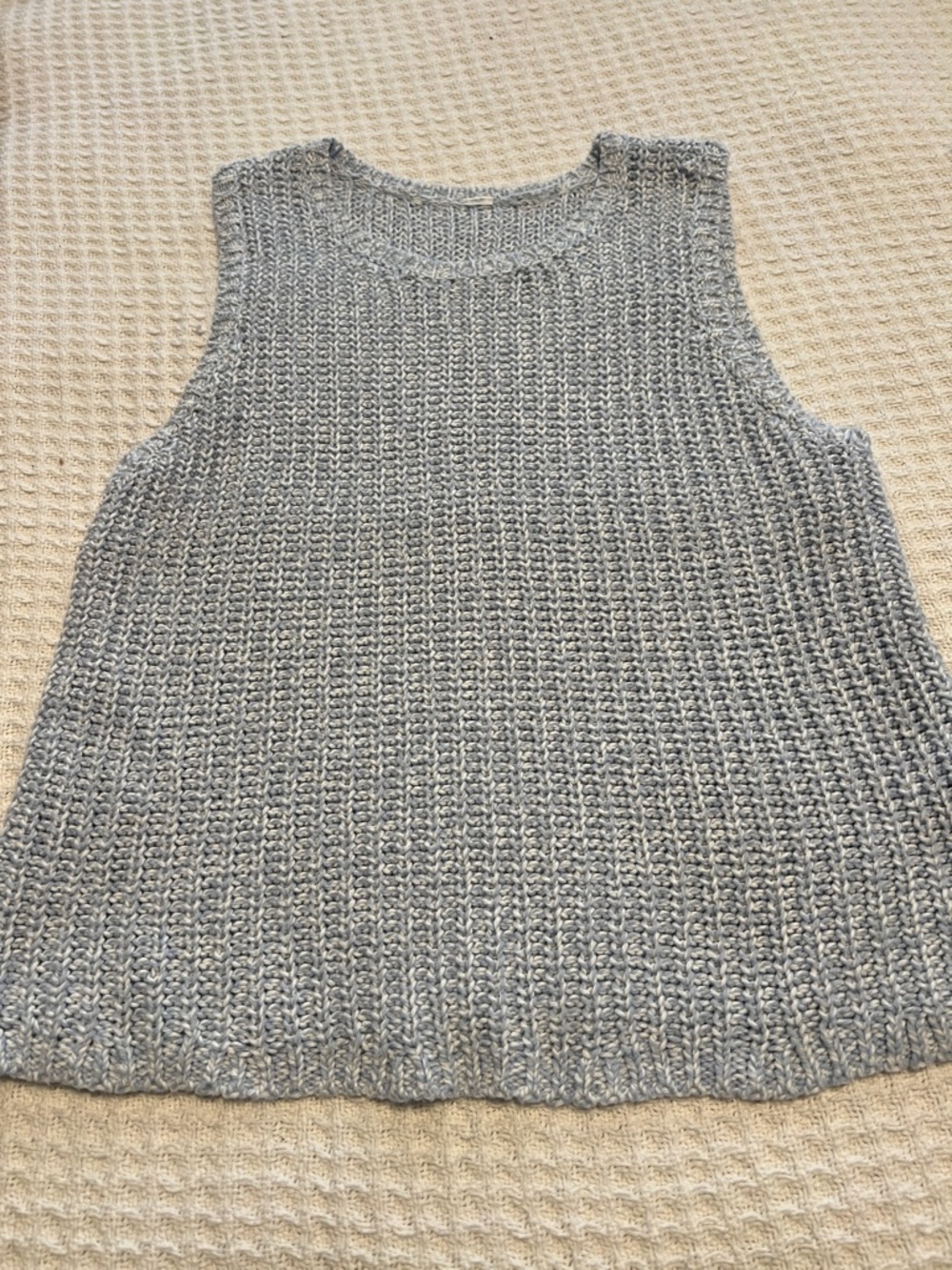 Old Navy Light Blue Knit Sleeveless Sweater Tank